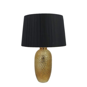 ΚΕΡΑΜΙΚΟ ΛΑΜΠΑΤΕΡ ΜΠΡΟΝΖΕ ΣΦΥΡΙΛΑΤΟ ΟΒΑΛ - ΚΑΠΕΛΟ ΜΑΥΡΟ Φ12.5x33cm 1/8ΚΙΒ Κωδικός: 15-22939 ΜΧ :2420 10