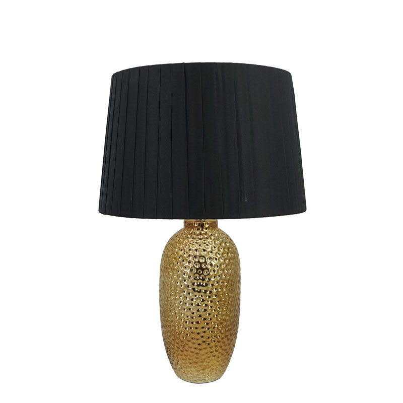 ΚΕΡΑΜΙΚΟ ΛΑΜΠΑΤΕΡ ΜΠΡΟΝΖΕ ΣΦΥΡΙΛΑΤΟ ΟΒΑΛ - ΚΑΠΕΛΟ ΜΑΥΡΟ Φ12.5x33cm 1/8ΚΙΒ Κωδικός: 15-22939 ΜΧ :2420 10