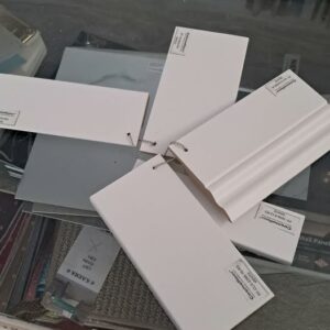 Λευκο Σοβατεπί  8-10-12 ευ  το τεμαχιο -μακρος 2.42 φαρδος 6-8-10