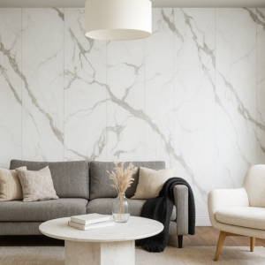 WALL & FLOOR PANEL – 201 – CARRARA MARBLE  Price range: 26.50 € through 140. € ΜΕ ΦΠΑ