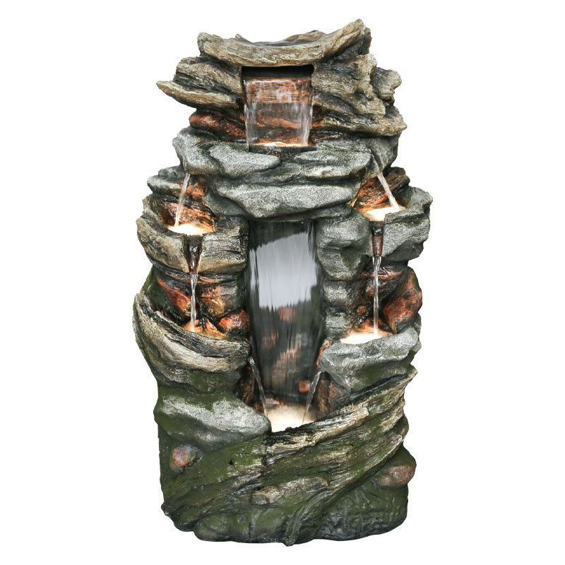 ΕΠΙΔΑΠΕΔΙΟ ΣΥΝΤΡΙΒΑΝΙ ΔΙΑΚΟΣΜΗΣΗΣ ΓΚΡΙ ΑΝΘΡΑΚΙ-ΚΑΦΕ ΜΕ ΦΩΣ ΒΡΑΧΟΣ 6 ΕΠΙΠΕΔΑ - 60x41x103cm 1/ΚΙΒ Κωδικός: 15-20372 ΜΧ :24272 00