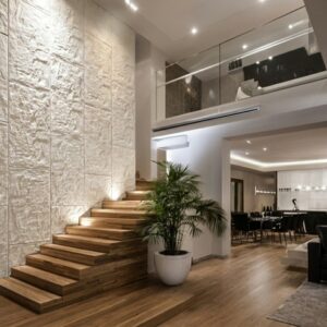 PANEL PU ΤΕΧΝΗΤΗΣ ΠΕΤΡΑΣ 305020 STONE SKIN 600/1200mm BEIGE WHITE