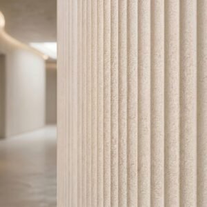 GIGA PANEL 1200/2800mm (ΣΕΤ 2ΤΜΧ) ΕΥΚΑΜΠΤΗ ΠΕΤΡΑ 113020 RIPPLE BOARD BEIGE WHITE