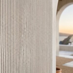 GIGA PANEL 1200/2800mm (ΣΕΤ 2ΤΜΧ) ΕΥΚΑΜΠΤΗ ΠΕΤΡΑ 119020 LINE STONE BOARD BEIGE WHITE