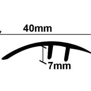 ΠΡΟΦΙΛ LAMINATE ΑΝΙΣΟΠΕΔΟ ΧΡΥΣΟ 40Χ2750mm